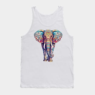 Colorful Elephant #3 Tank Top